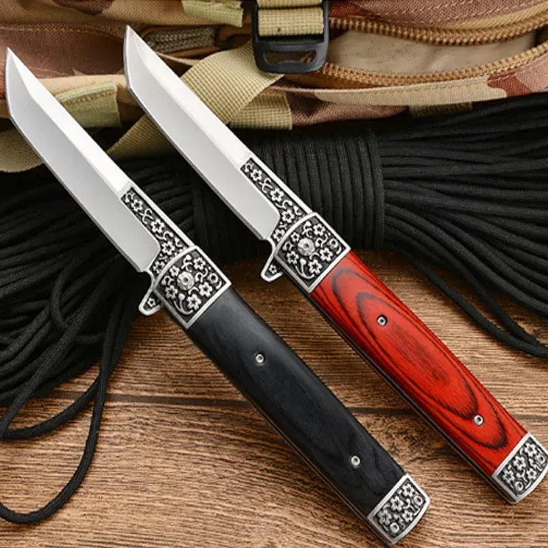 Japon style Couteau De Poche Traditionnel Japonais couteau polyvalent cuisine plein air