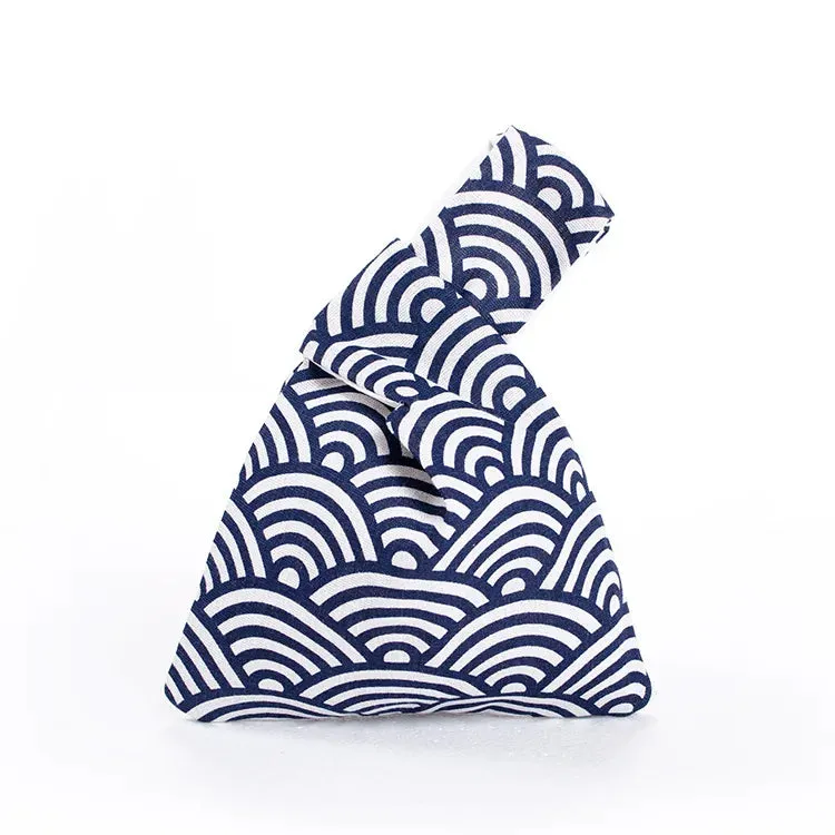 Esprit du Japon Sac japonais furoshiki tissu coton noué