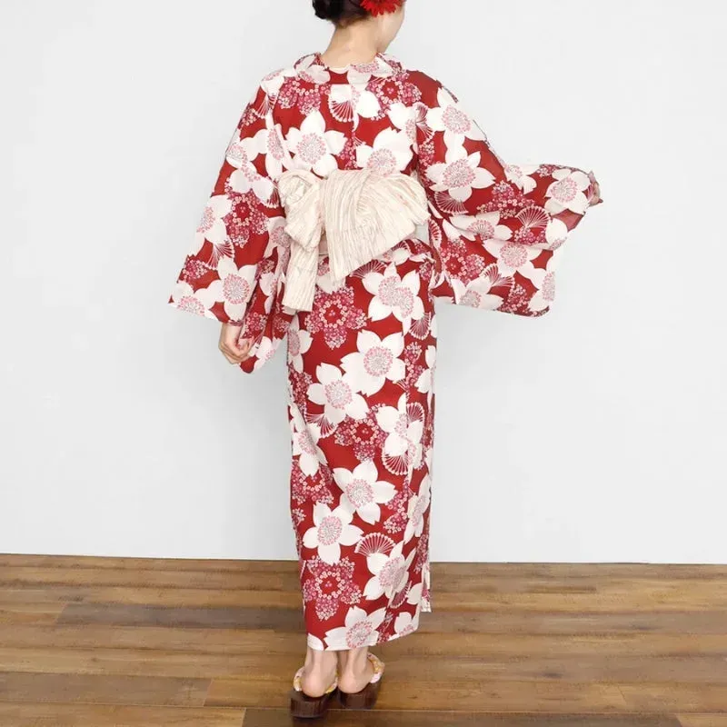 Japon style Cerisier kimono japonais femme fleurs