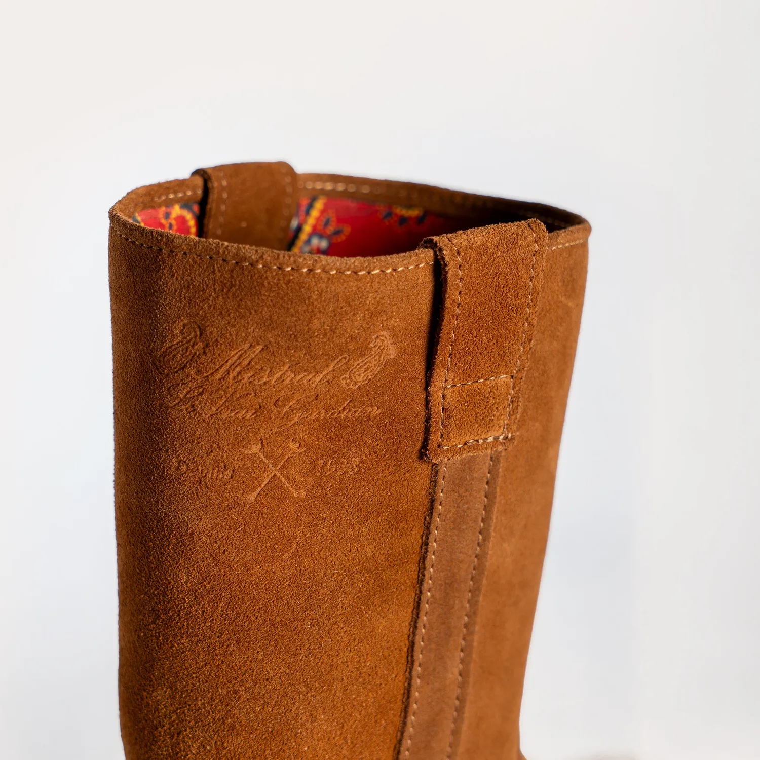 Mistral Gardian Indiennes demi-bottes femme cuir velours