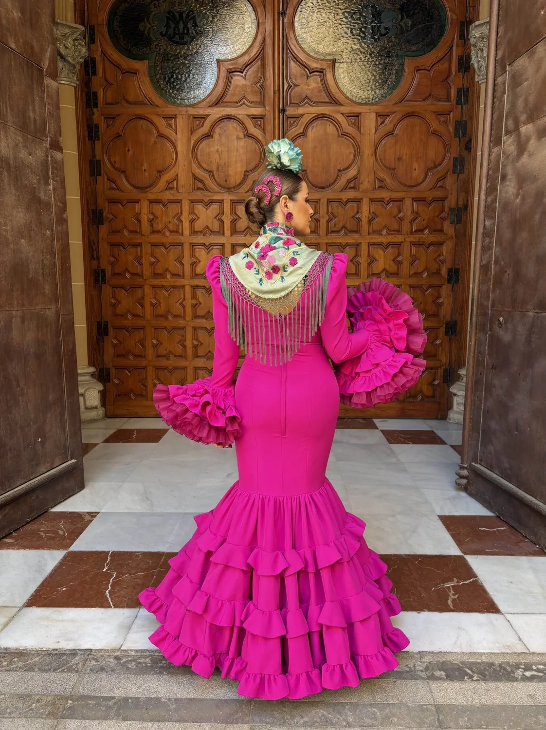 Viva la Feria Canastero robe gitane or canastera