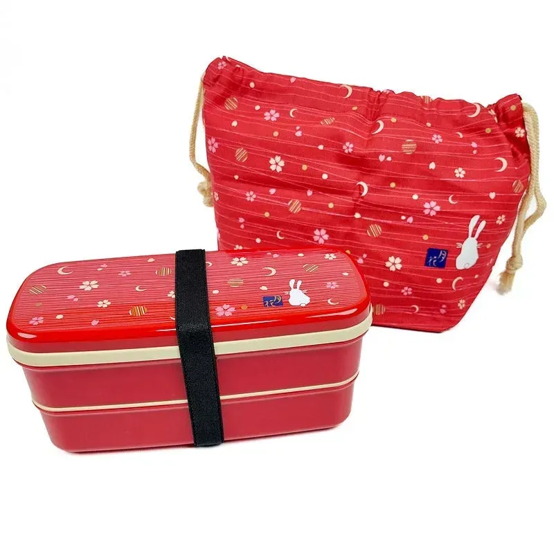 Japon style Usagi boîte bento 2 compartiments