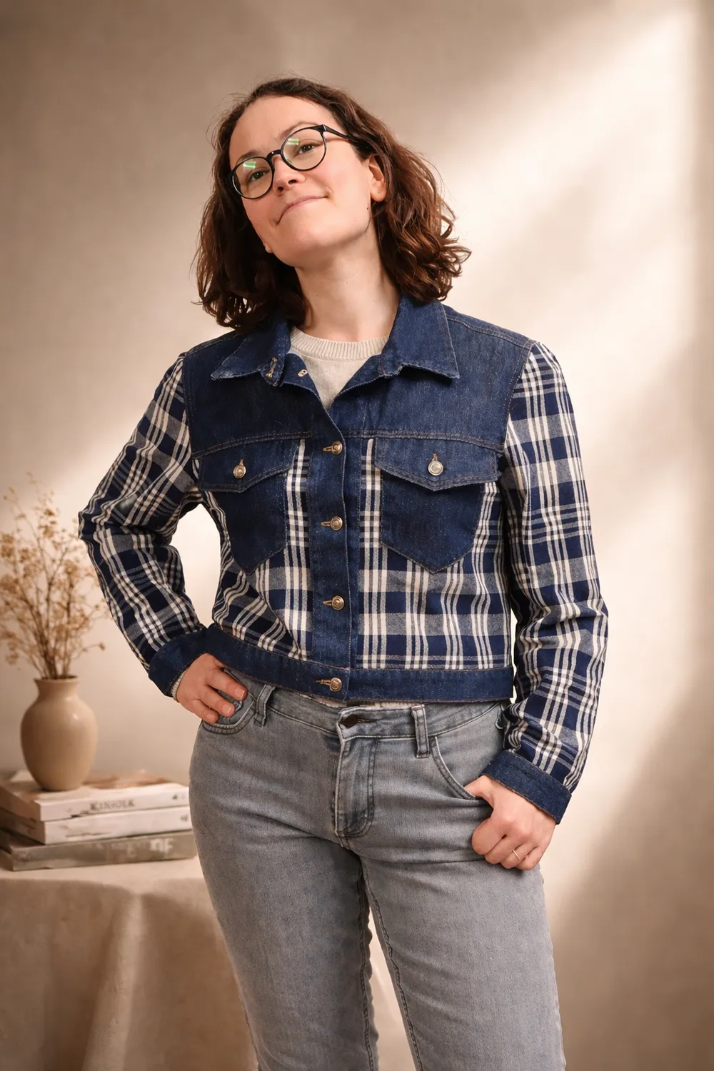 Geht's In Friskele blouson kelsch rose jean