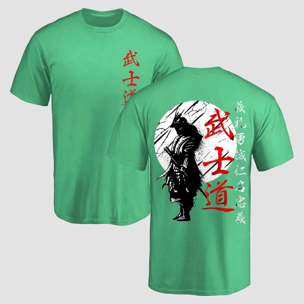 Japon Style Samurai T-shirt Motif Guerrier