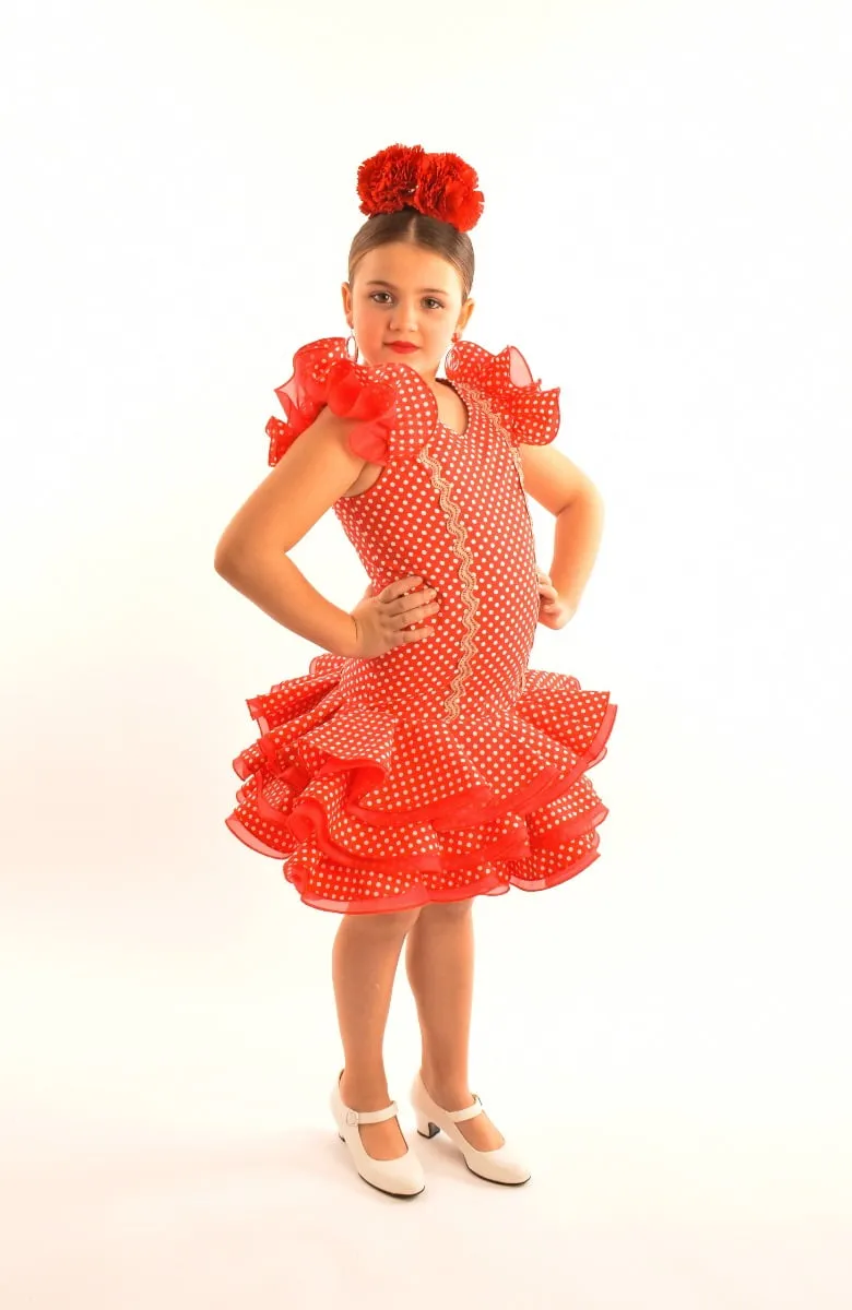 Viva la Feria Cayetana robe flamenco courte fille
