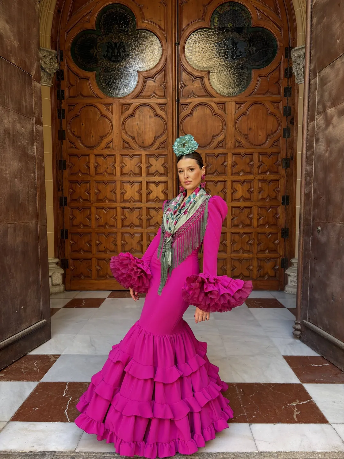 Viva la Feria Canastero robe gitane or canastera
