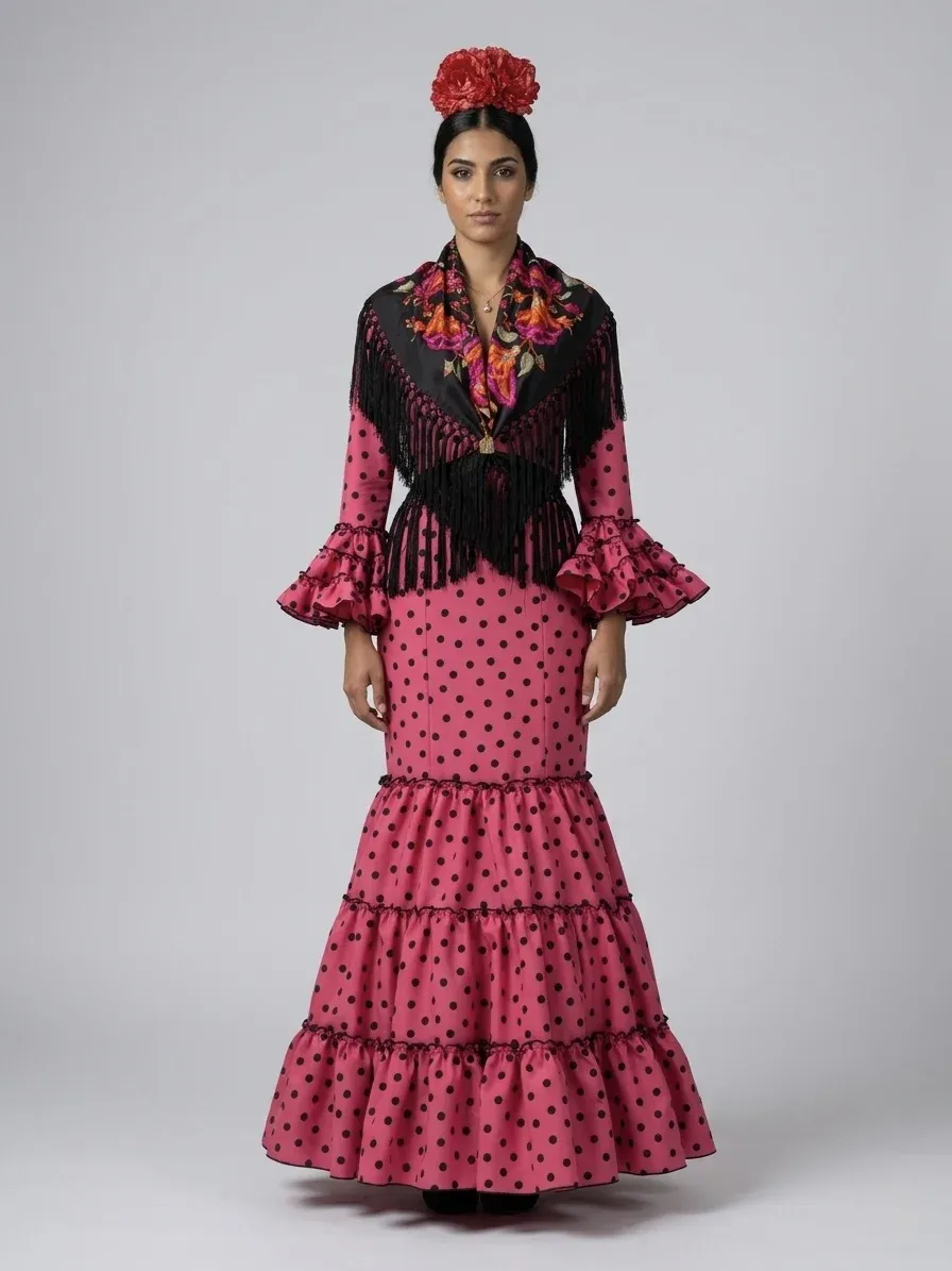 VIVA LA FERIA Vanesa robe gitane canastera