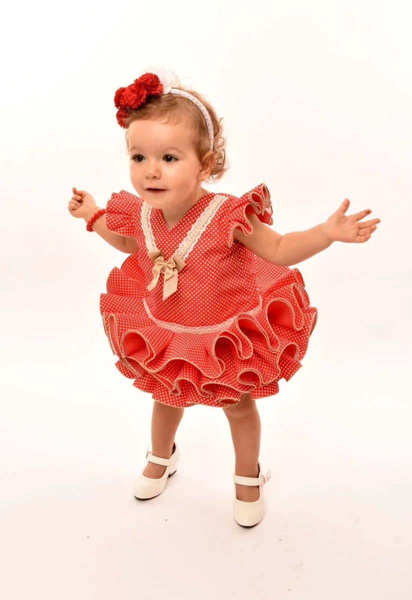 VIVA LA FERIA Vestido flamenco robe bébé avec culotte