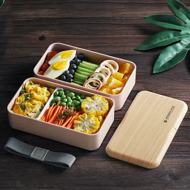 Japon style Boite Bento Bois boîte repas