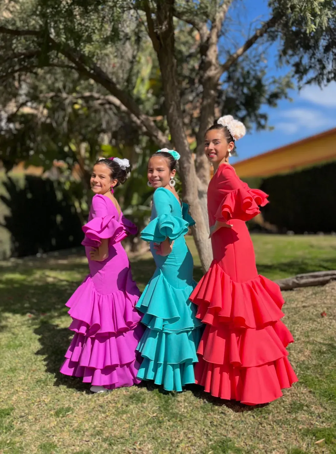 VIVA LA FERIA Triana robe flamenca fille