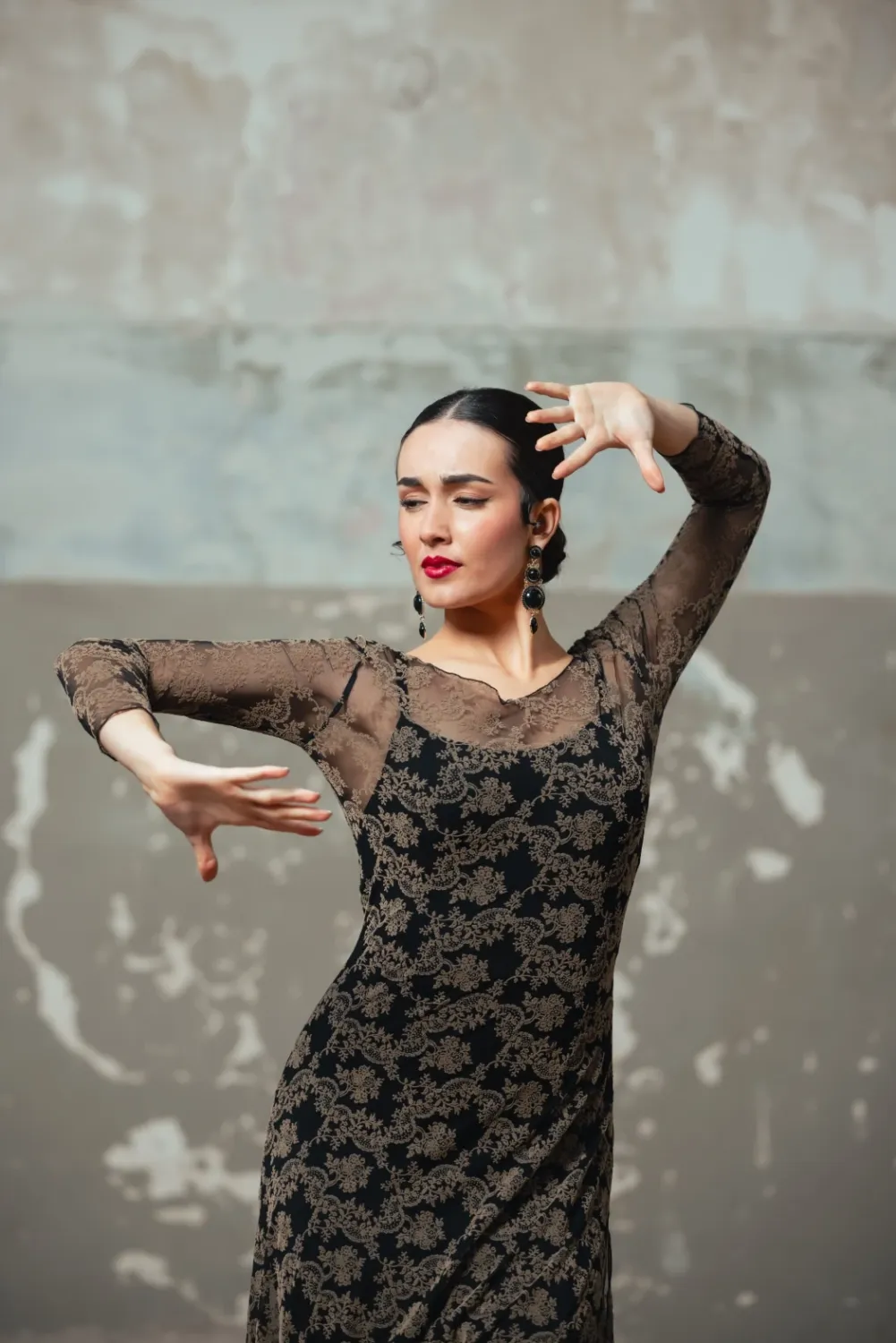 VIVA LA FERIA Rococó robe tulle imprimé adulte