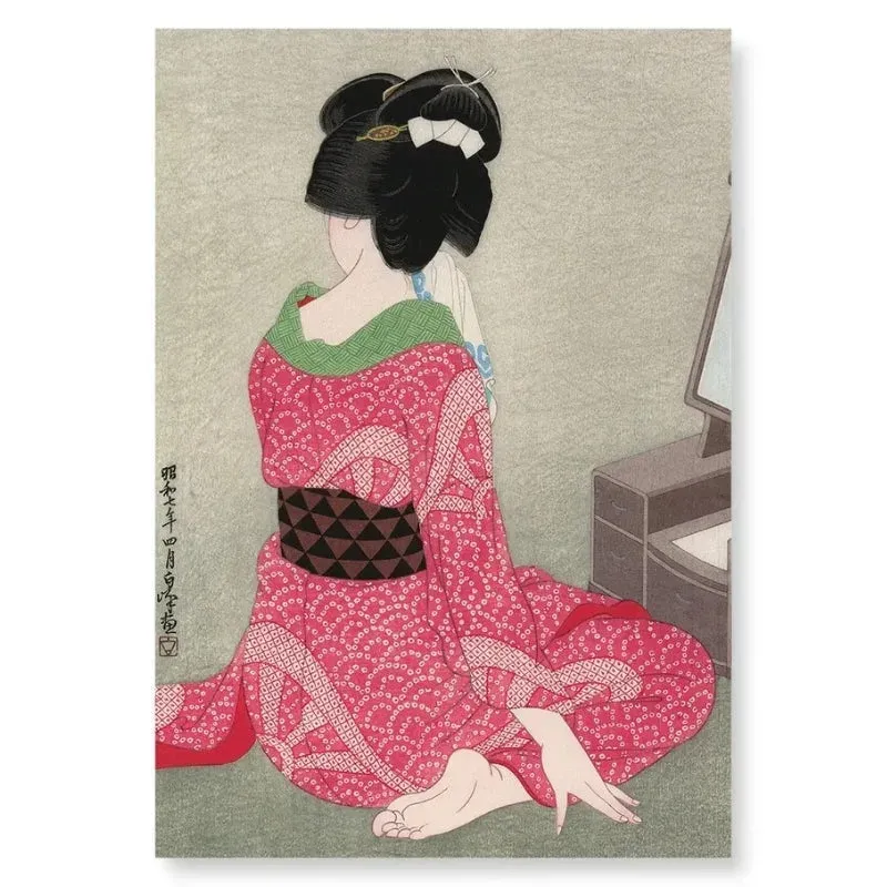 Japon style Tableau Japonais Femme par Hakuho Hirano