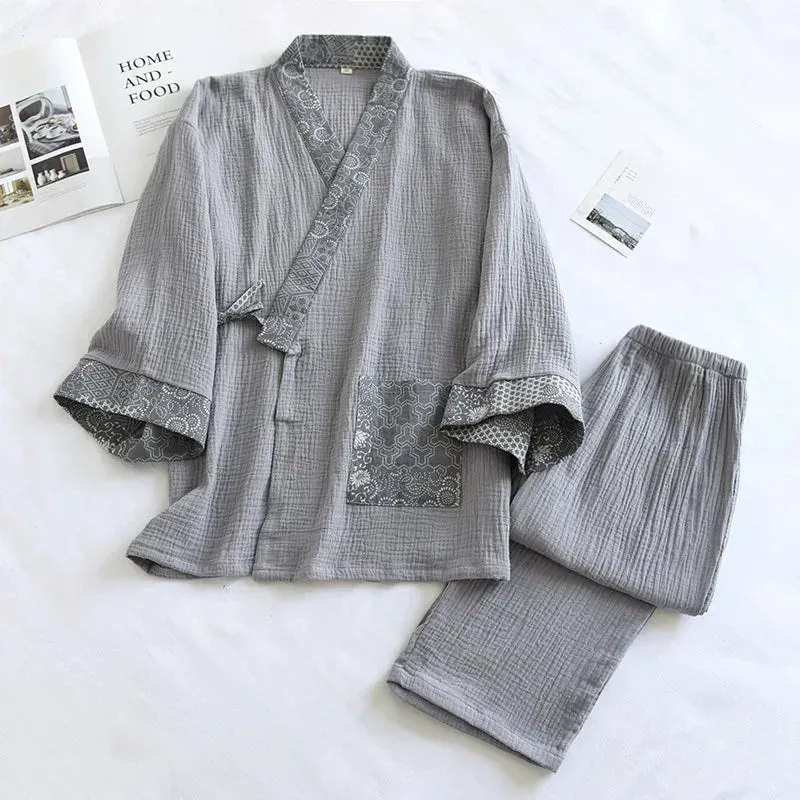 Japon style Jinbei Homme Hiver tenue