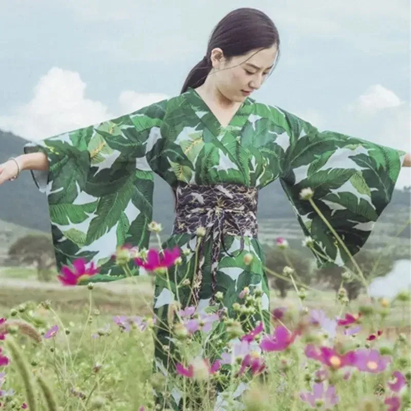 Japon Style Kimono Femme Coupe Ample Cérémonie