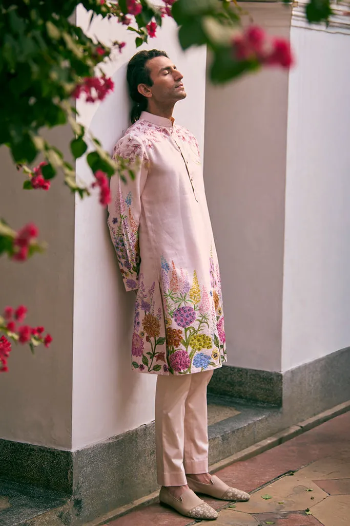 Rahul Mishra Valley Of Flowers Hand-Embroidered Kurta