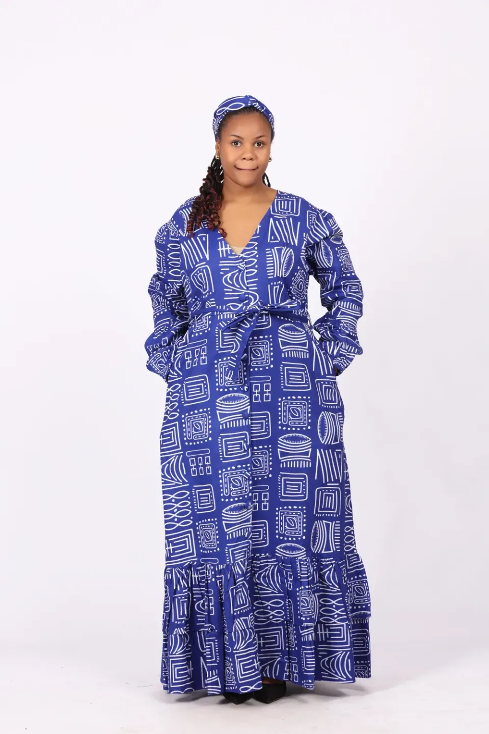 KAVAZI Long Button Down Dress robe longue femme