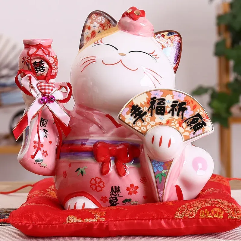 Japon style Maneki Neko Original figurine porte-bonheur