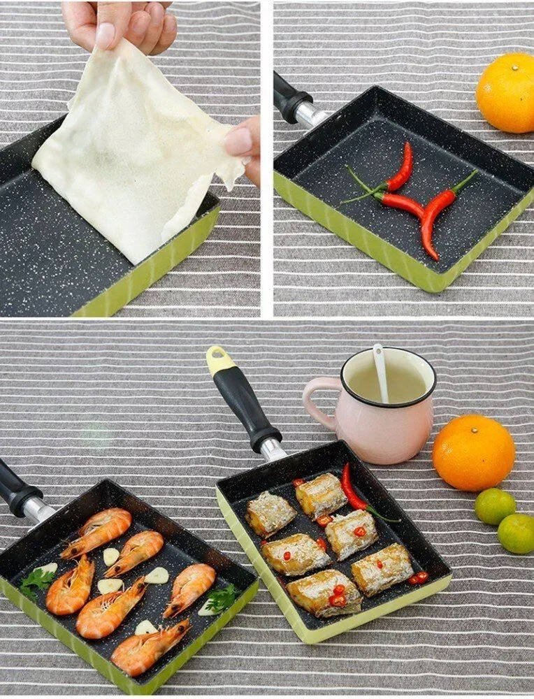Japon style Sensou poêle tamagoyaki aluminium