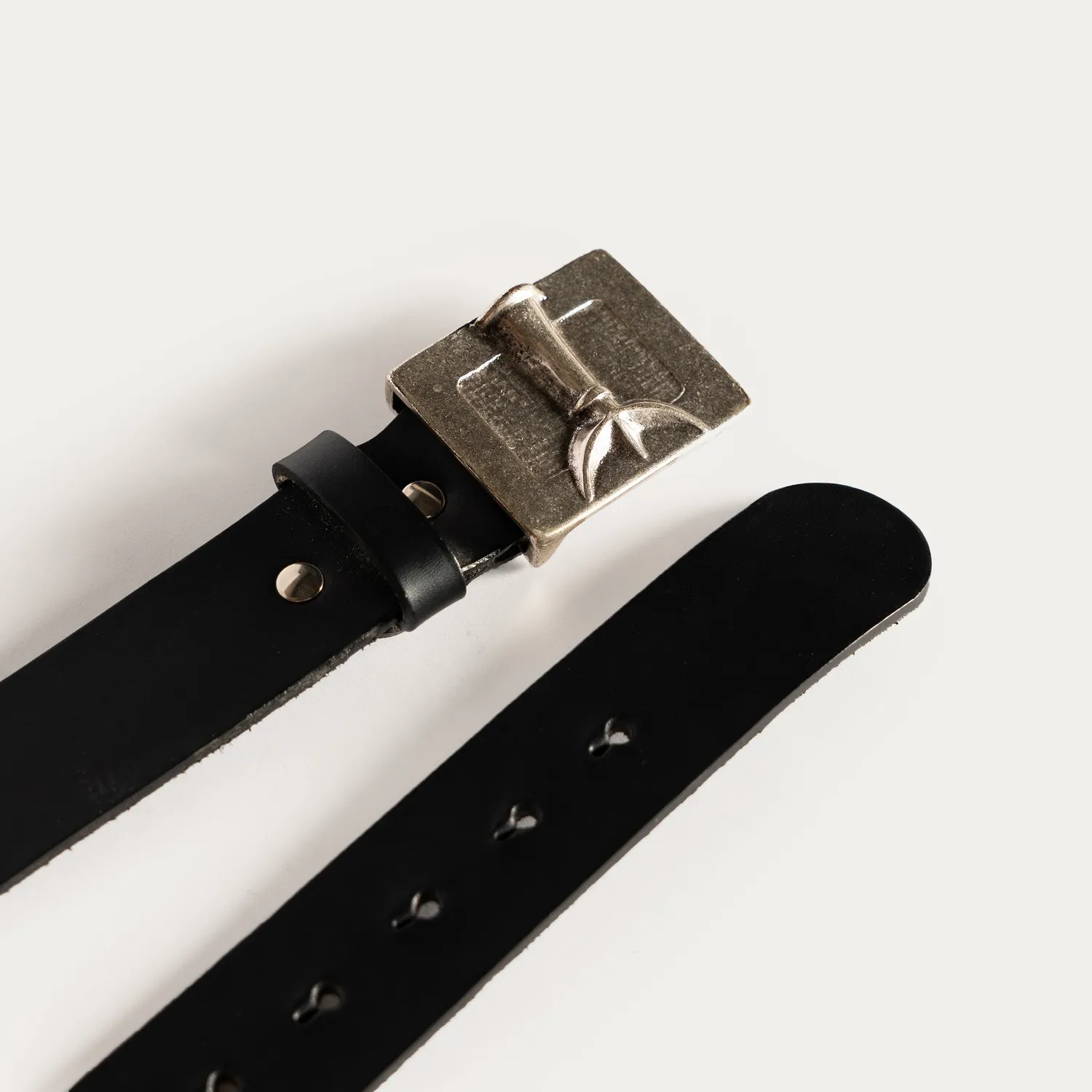 Mistral ceinture cuir boucle artisanale