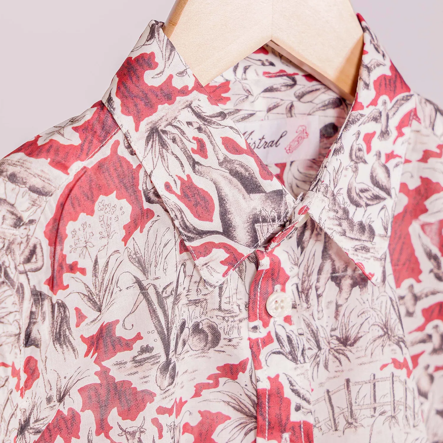 Mistral Pequelet La Gaze chemise enfant coton