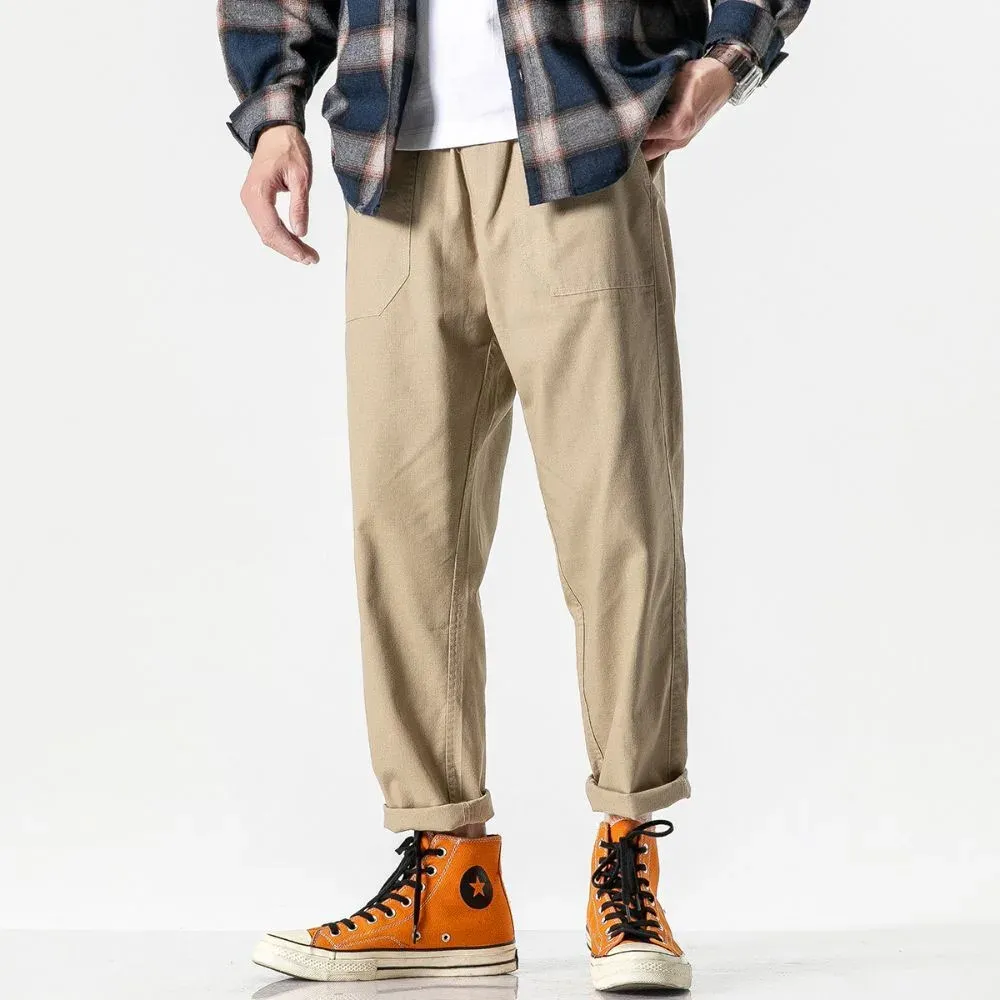 Japon style Asumi pantalon confort coupe ample