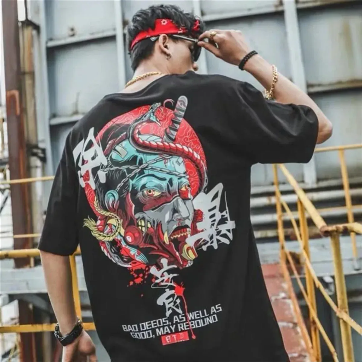 Japon style Tshirt Imprimé Japonais