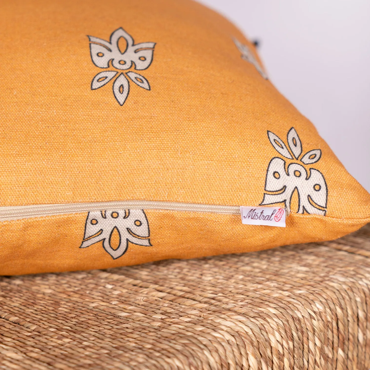 Mistral Mosca coussin lin déhoussable