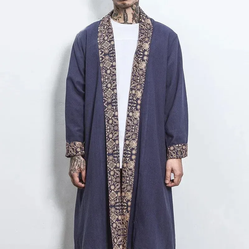 Japon style veste kimono longue cardigan coupe ample