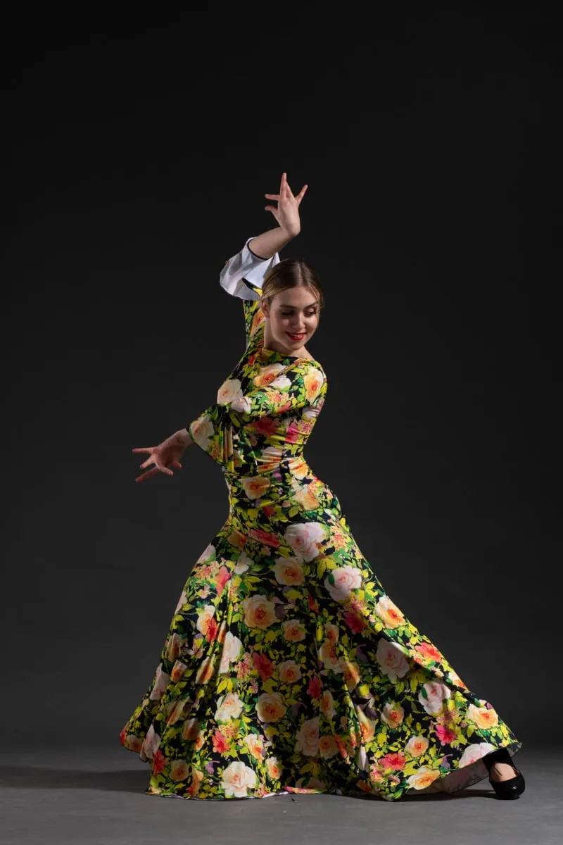 Viva La Feria Moda Flamenca Almonte top danse imprimé