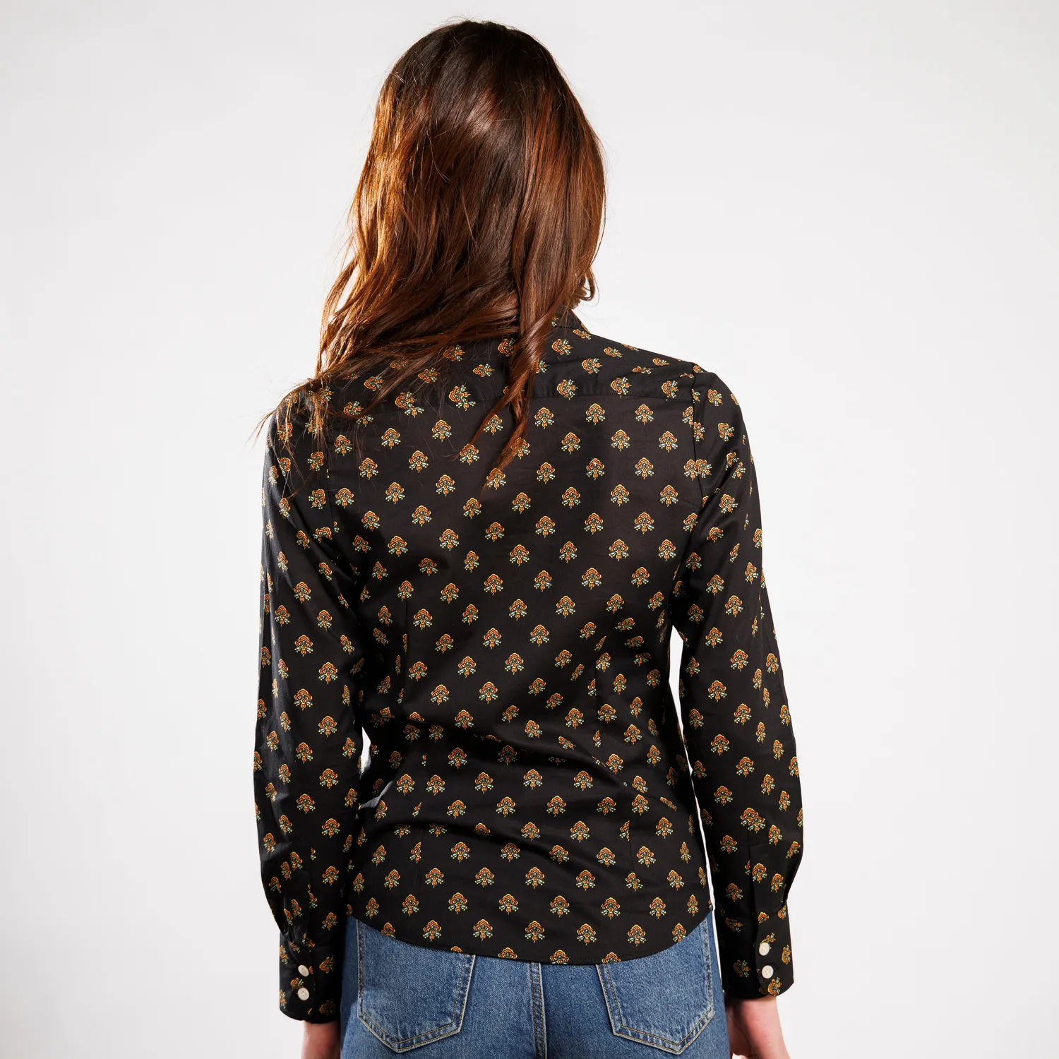 Mistral Chance chemisier voile coton coupe cintrée