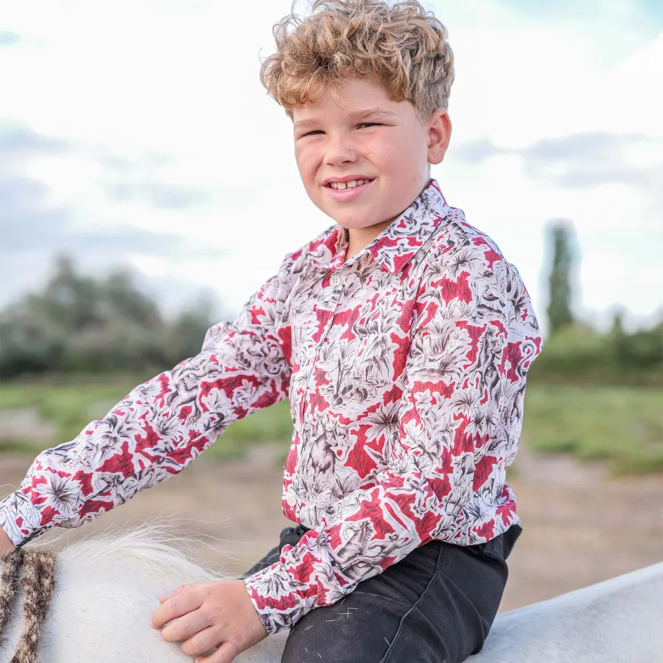 Mistral Pequelet La Gaze chemise enfant coton