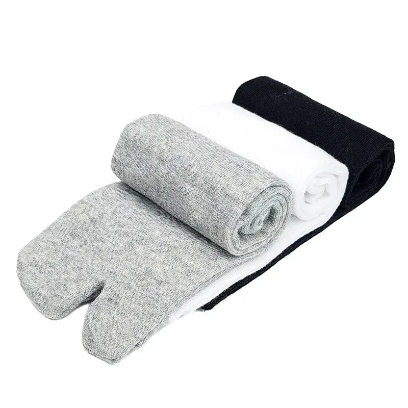Japon style lot 3 paires chaussettes tabi à doigts