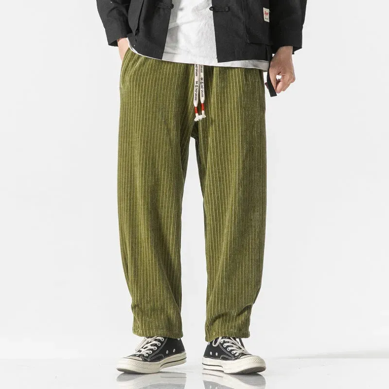 Japon style Mia pantalon velours côtelé vintage