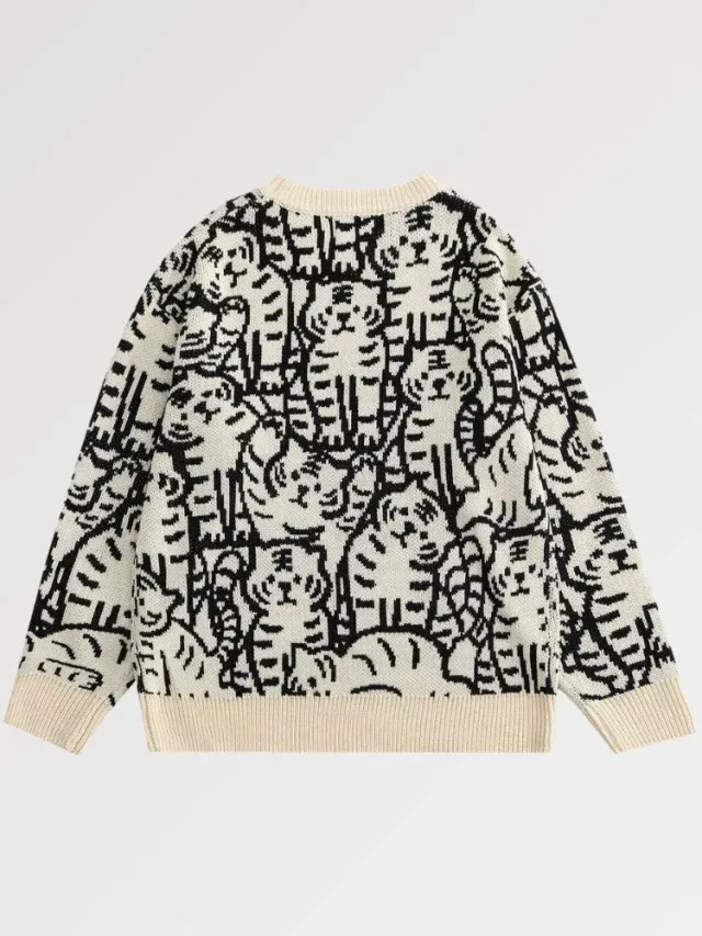 Japon style Pull Laine Japonaise ‘dobaku’ pull