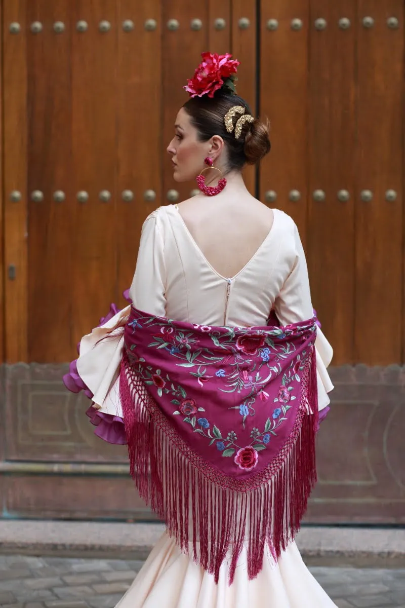 Viva La Feria Clavel robe flamenca à volants