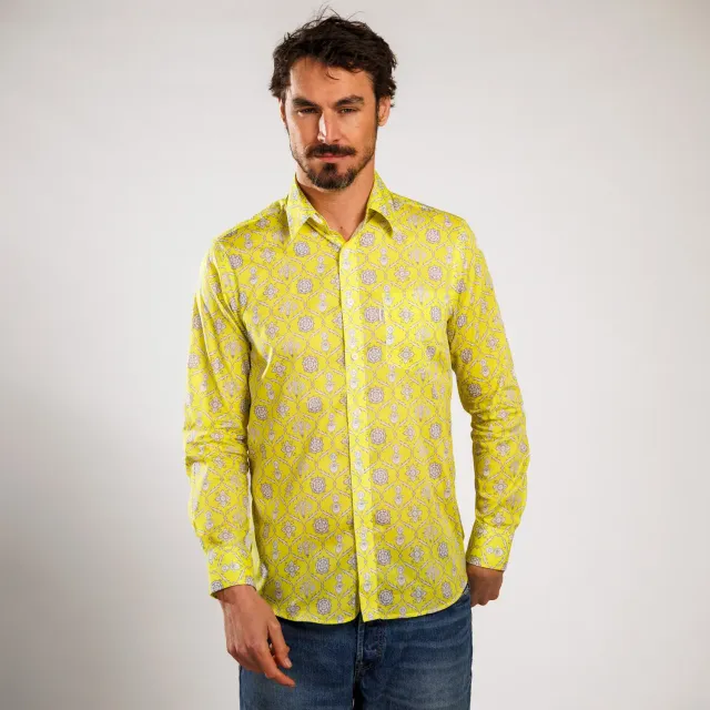 Mistral Tradition Ottoman chemise homme satin de coton