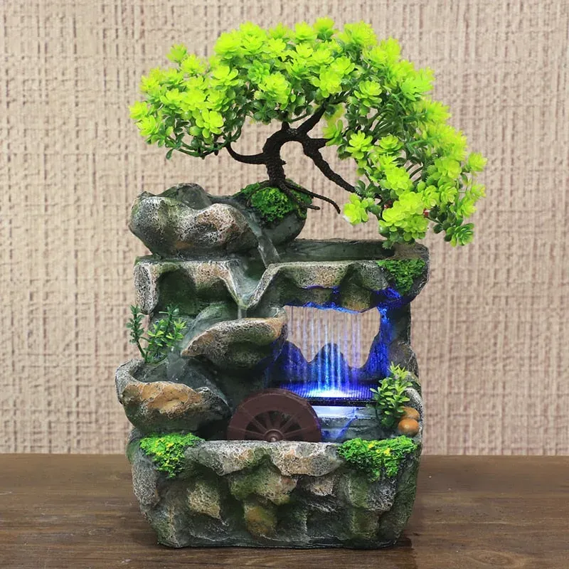 Japon style fontaine extérieur japonaise zen jardin
