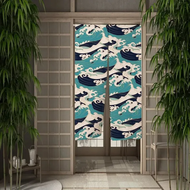 Japon style Noren Japonais ‘kumo’ rideau