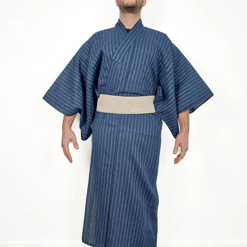 Japon style Yukata Japonais Rayé kimono coton