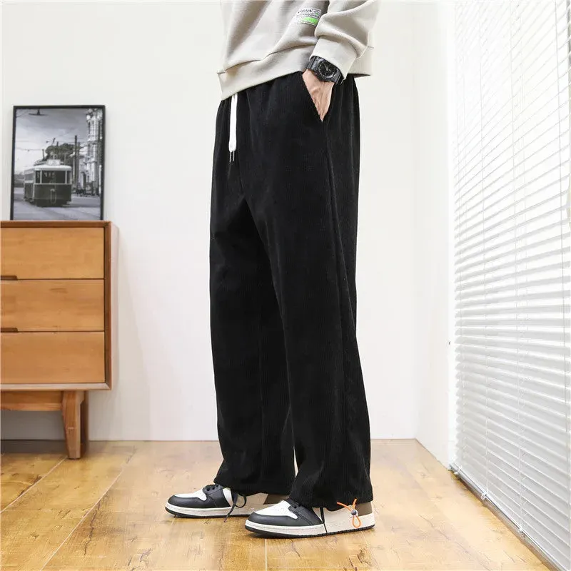 Japon style Rioto Pantalon En Velours Côtelé