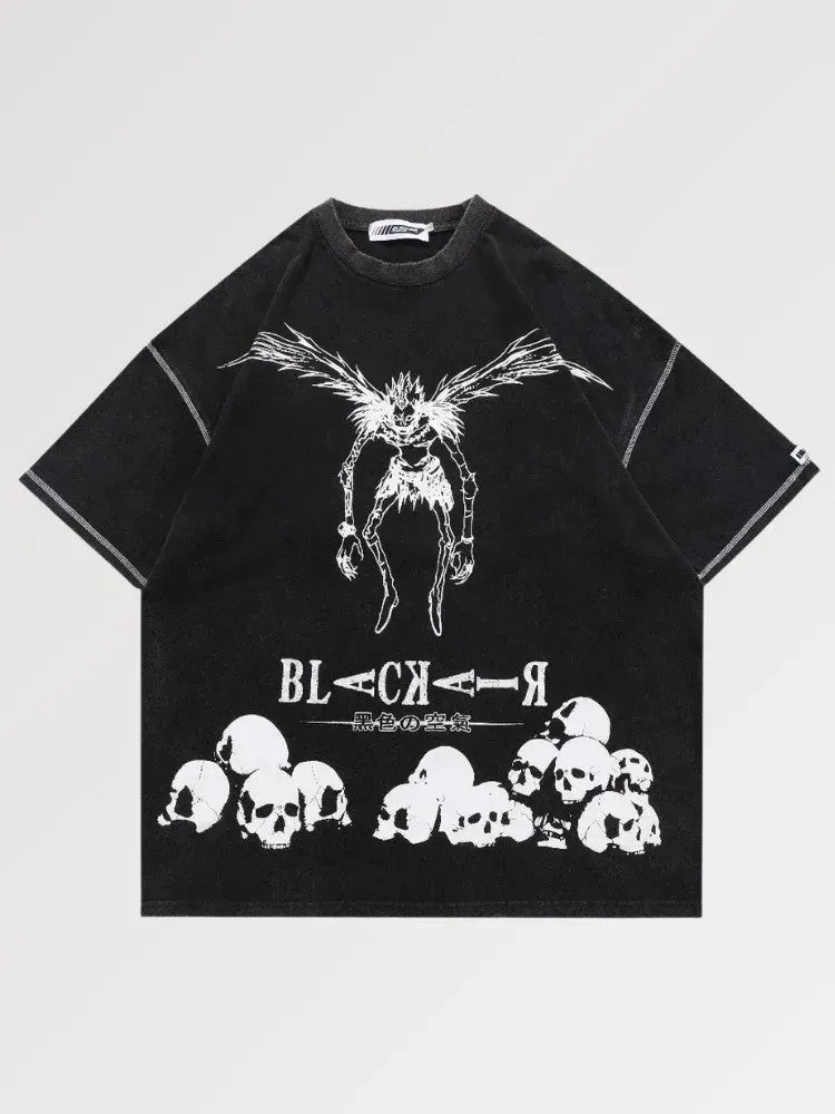 Japon style ryuk tee shirt Death Note manga vintage