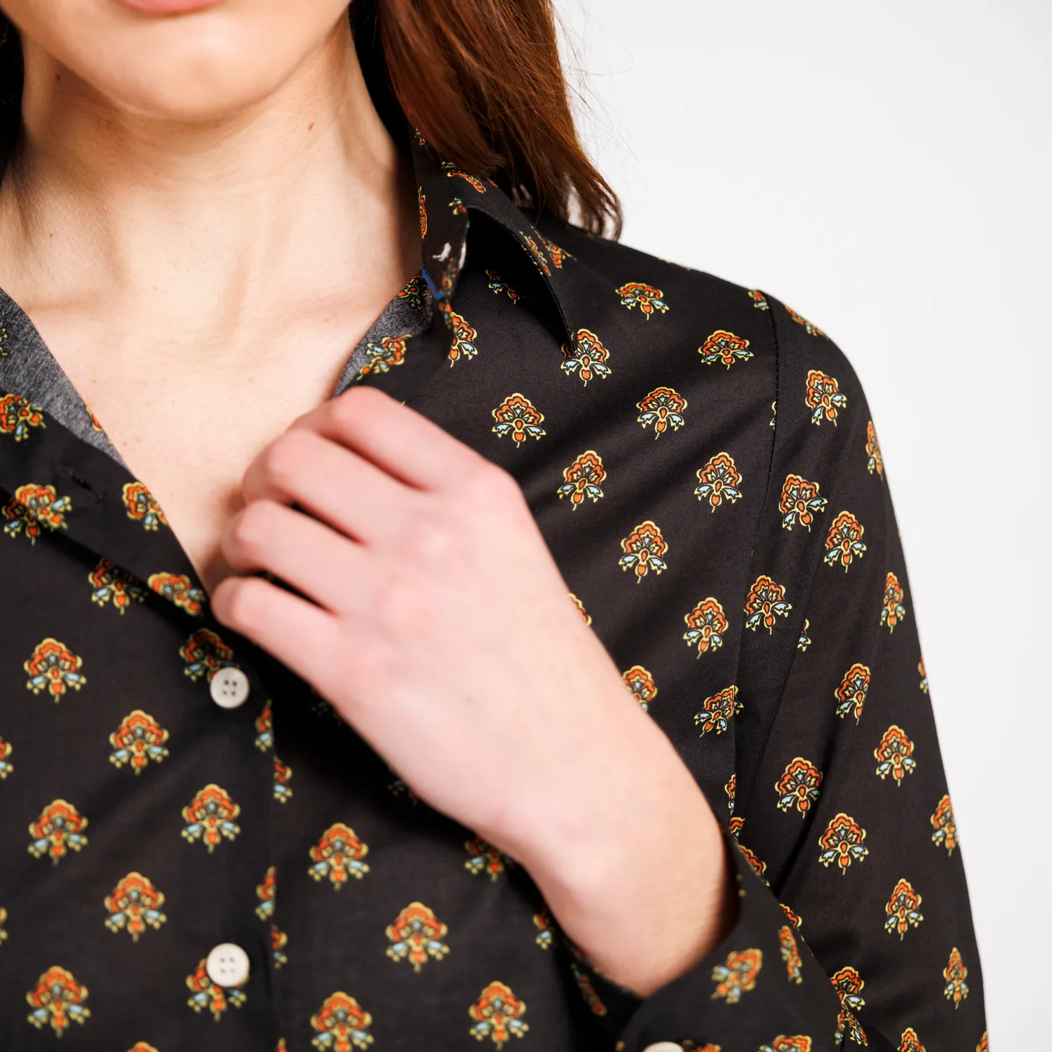 Mistral Chance chemisier voile coton coupe cintrée