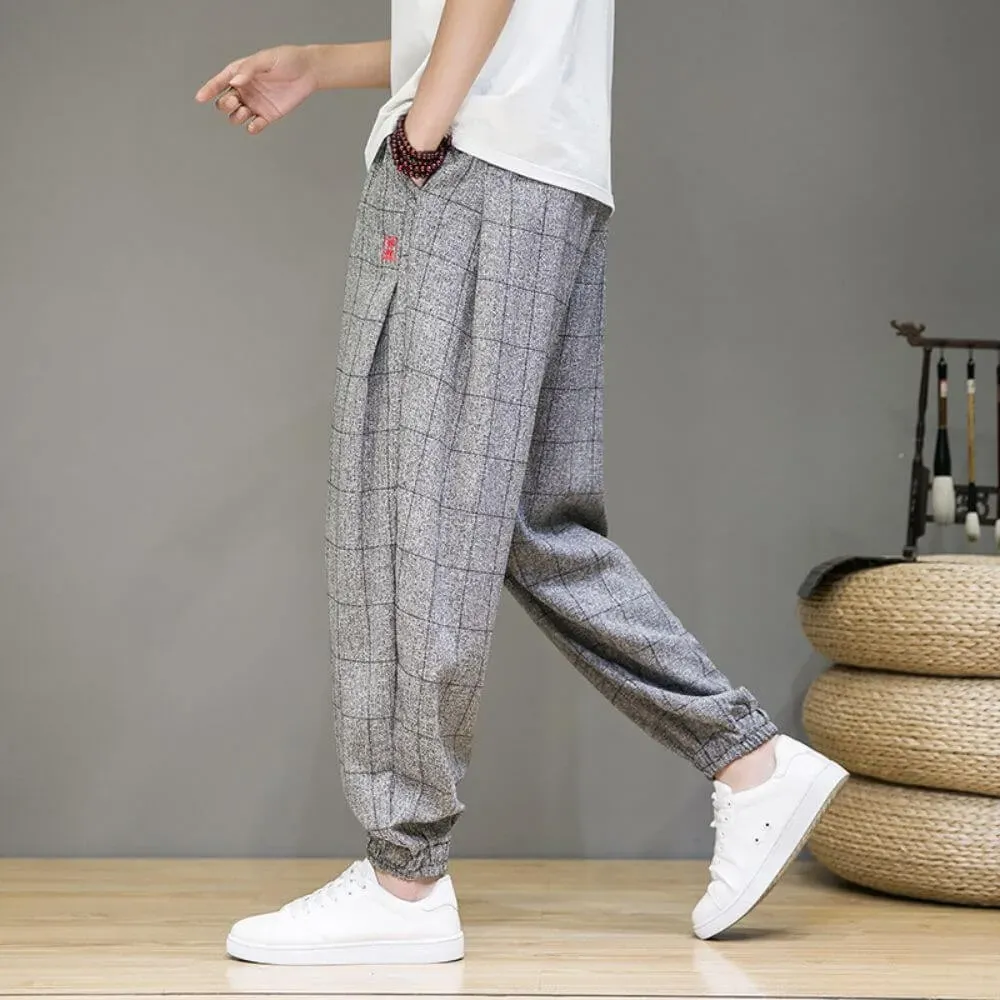Japon style Kiyo pantalon harem ample été