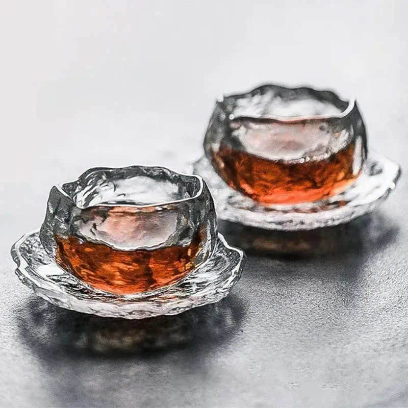Japon style Verre Saké Japonais verre lotus