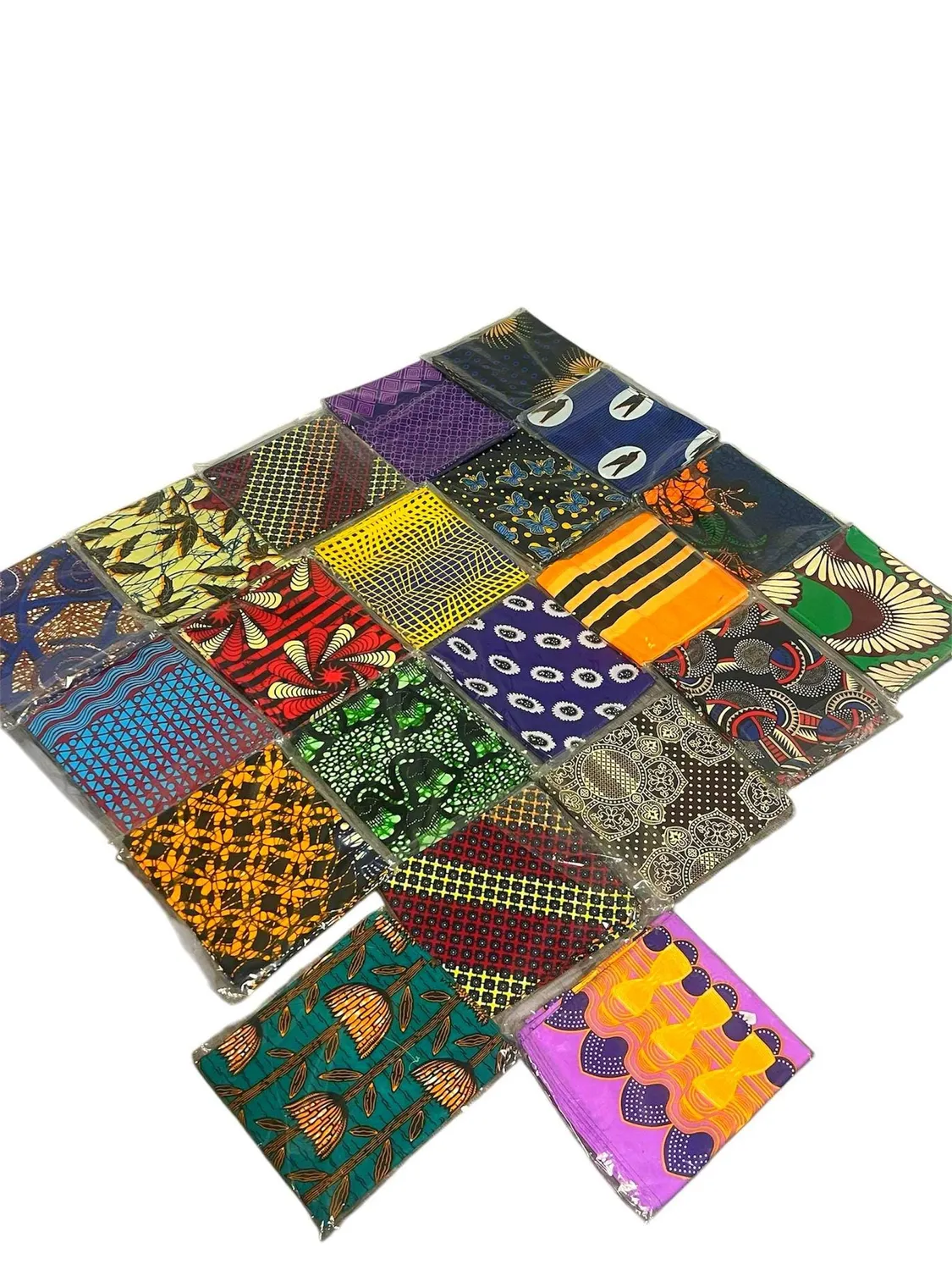 KAVAZI Cotton Ankara Head Wrap Set foulards coton imprimé
