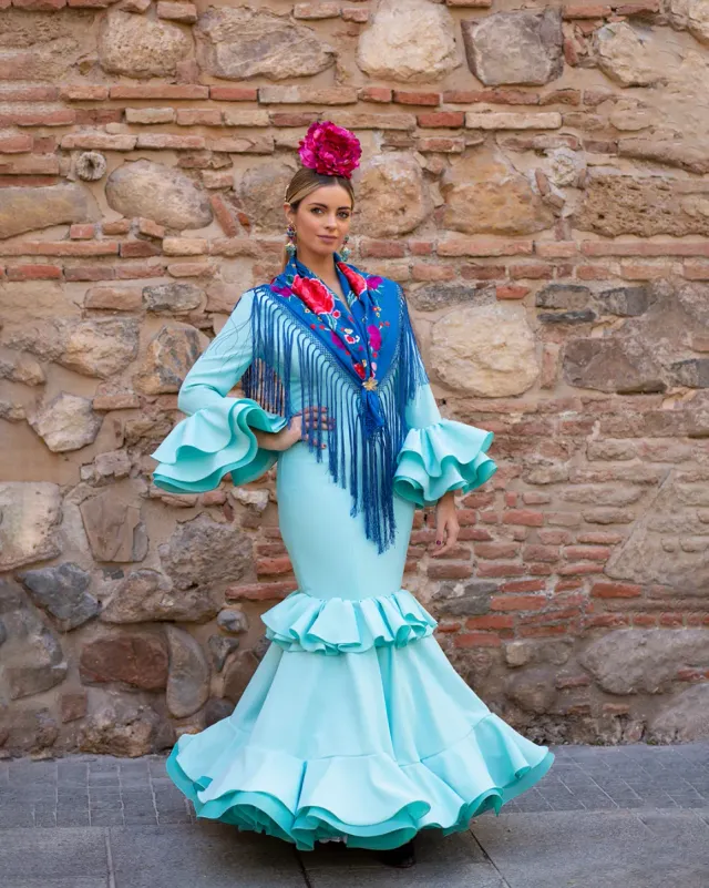 Viva La Feria Juncal robe flamenca canastera