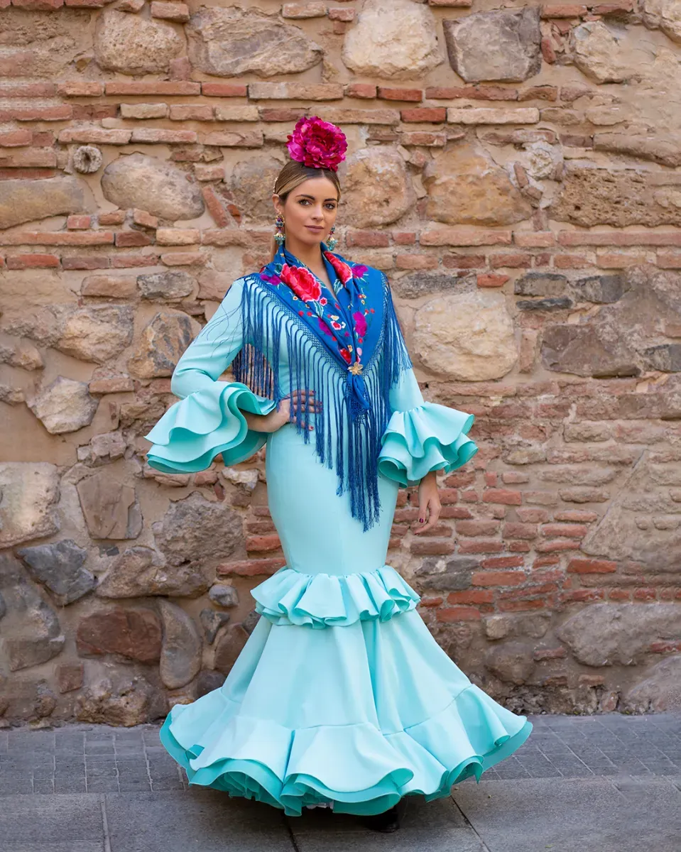 Viva La Feria Juncal robe flamenca canastera