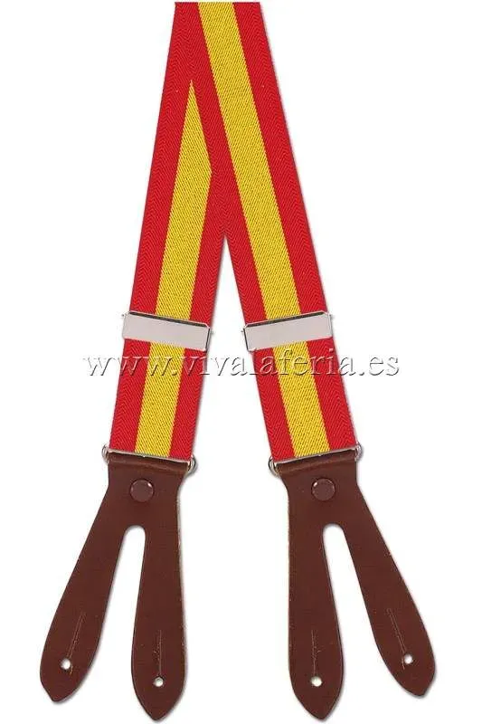 Viva La Feria bretelles drapeau espagnol élastique
