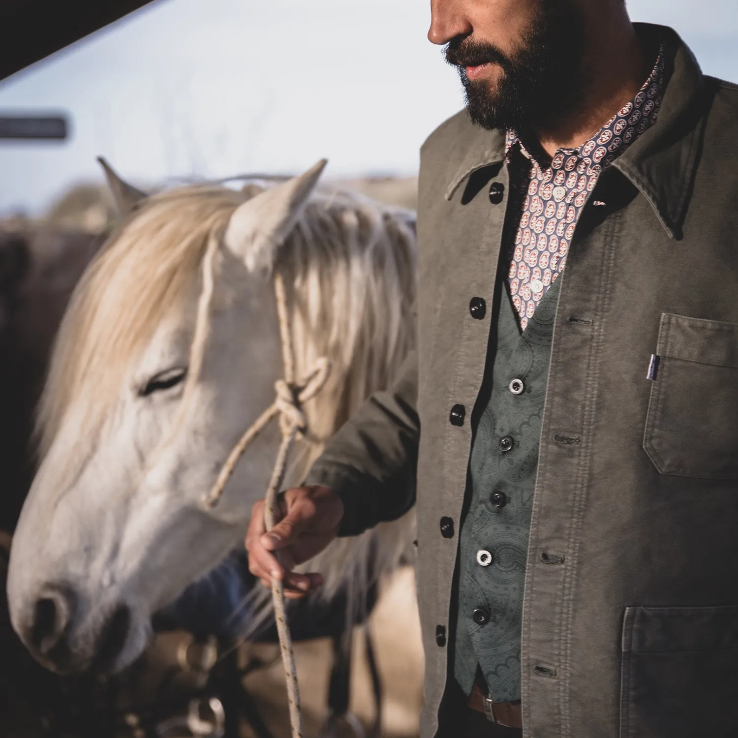 Mistral Bourgeron Moleskine veste coton