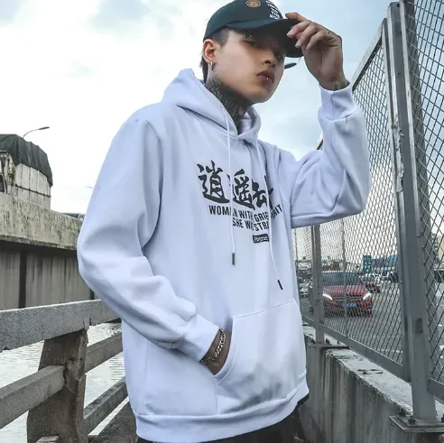 Japon style hoodie motif japonais sweat capuche